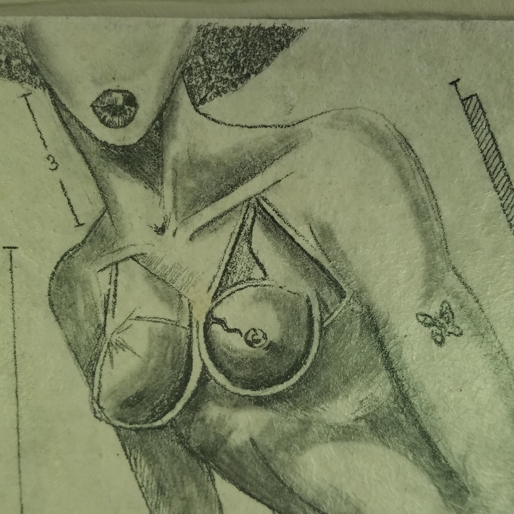 Original illustration on tile